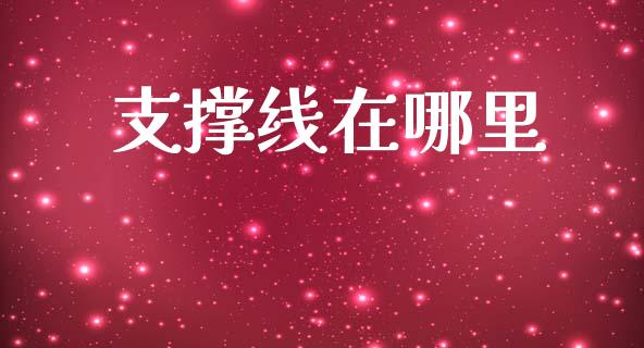 支撑线在哪里_https://m.eyunqq.com_融资融券_第1张