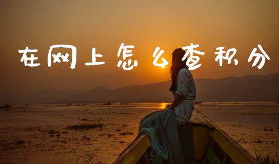 在网上怎么查积分_https://m.eyunqq.com_期货投资学习_第1张