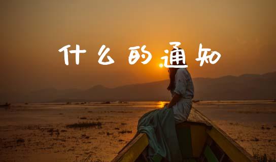 什么的通知_https://m.eyunqq.com_融资融券_第1张