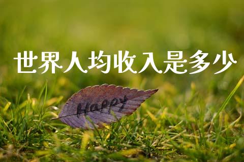 世界人均收入是多少_新股申购_第1张_期货投资学习_新股申购_融资融券_基金交易 世界人均收入是多少_https://m.eyunqq.com_新股申购_第1张