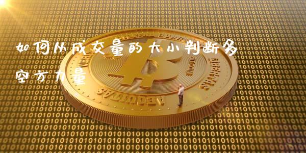 如何从成交量的大小判断多空方力量_https://m.eyunqq.com_新股申购_第1张