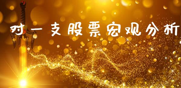 对一支股票宏观分析_https://m.eyunqq.com_融资融券_第1张