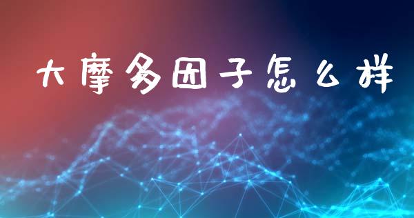 大摩多因子怎么样_https://m.eyunqq.com_新股申购_第1张