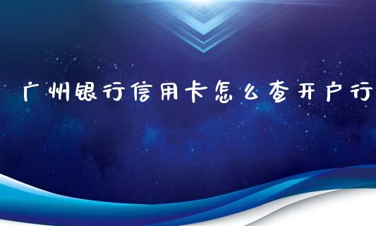广州银行信用卡怎么查开户行_https://m.eyunqq.com_基金交易_第1张