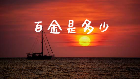 百金是多少_https://m.eyunqq.com_融资融券_第1张