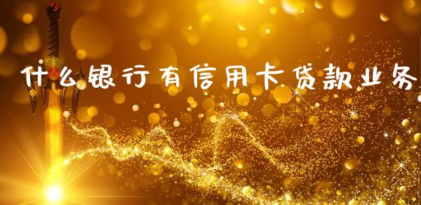 什么银行有信用卡贷款业务_https://m.eyunqq.com_期货投资学习_第1张