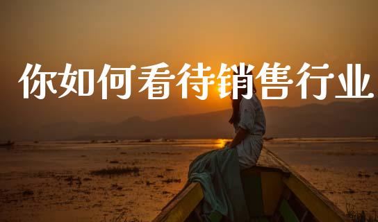 你如何看待销售行业_https://m.eyunqq.com_期货投资学习_第1张