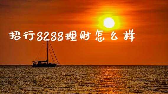 招行8288理财怎么样_https://m.eyunqq.com_融资融券_第1张