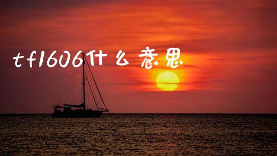 tf1606什么意思_https://m.eyunqq.com_新股申购_第1张