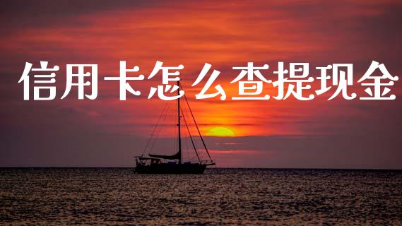 信用卡怎么查提现金_https://m.eyunqq.com_融资融券_第1张