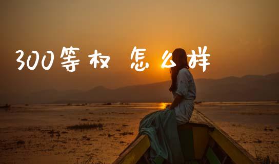 300等权 怎么样_https://m.eyunqq.com_新股申购_第1张