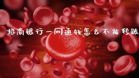 招商银行一网通钱怎么不能转账_https://m.eyunqq.com_基金交易_第1张