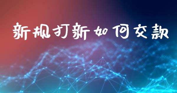新规打新如何交款_https://m.eyunqq.com_新股申购_第1张