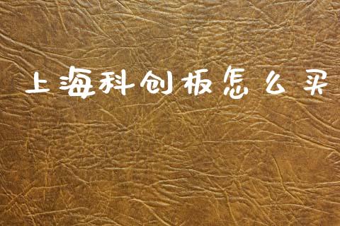 上海科创板怎么买_https://m.eyunqq.com_融资融券_第1张