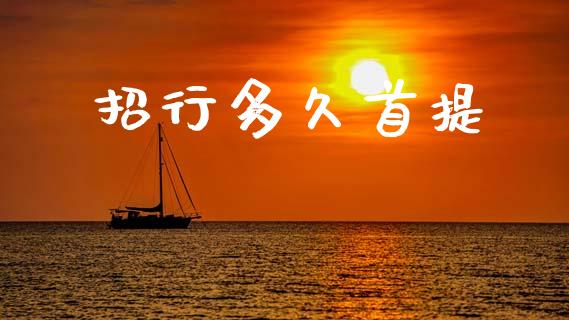 招行多久首提_https://m.eyunqq.com_融资融券_第1张