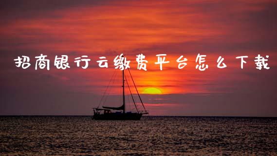 招商银行云缴费平台怎么下载_https://m.eyunqq.com_新股申购_第1张