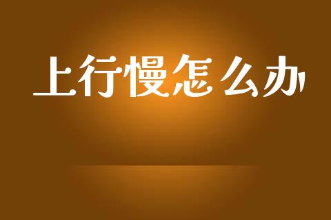 上行慢怎么办_https://m.eyunqq.com_新股申购_第1张