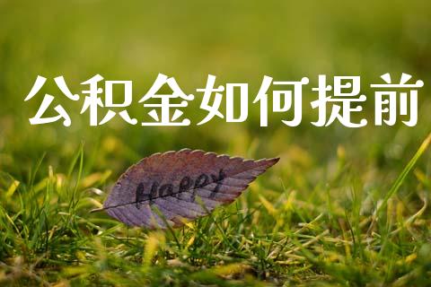 公积金如何提前_https://m.eyunqq.com_基金交易_第1张