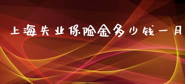 上海失业保险金多少钱一月_https://m.eyunqq.com_期货投资学习_第1张