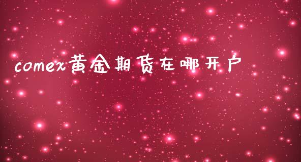 comex黄金期货在哪开户_https://m.eyunqq.com_融资融券_第1张
