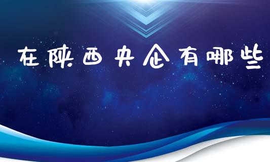 在陕西央企有哪些_https://m.eyunqq.com_新股申购_第1张