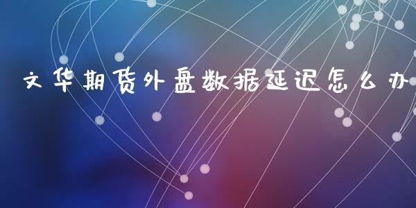 文华期货外盘数据延迟怎么办_https://m.eyunqq.com_融资融券_第1张