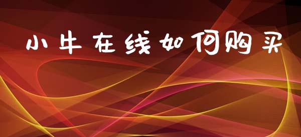 小牛在线如何购买_https://m.eyunqq.com_融资融券_第1张
