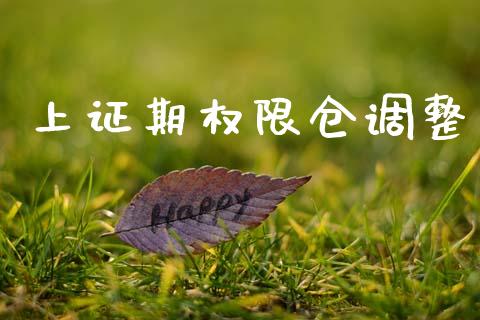 上证期权限仓调整_https://m.eyunqq.com_基金交易_第1张