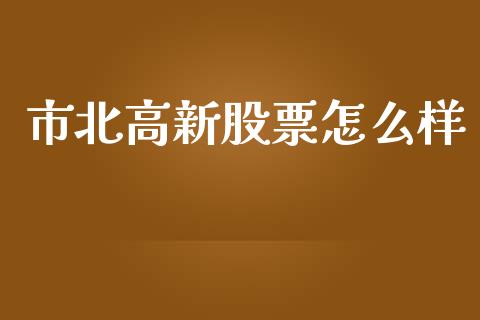 市北高新股票怎么样_https://m.eyunqq.com_基金交易_第1张