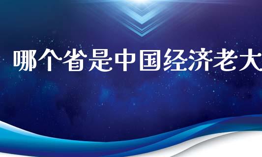 哪个省是中国经济老大_https://m.eyunqq.com_融资融券_第1张