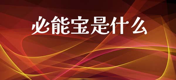 必能宝是什么_https://m.eyunqq.com_期货投资学习_第1张
