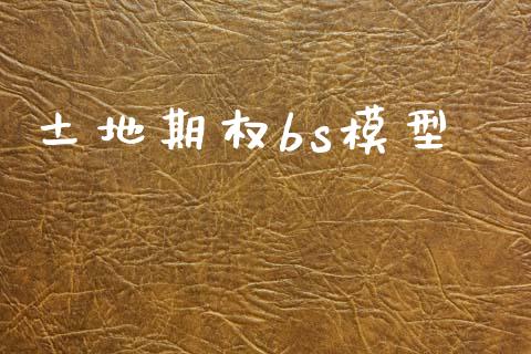 土地期权bs模型_https://m.eyunqq.com_融资融券_第1张