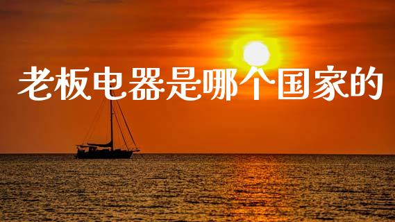 老板电器是哪个国家的_https://m.eyunqq.com_融资融券_第1张