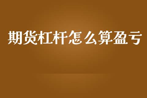 期货杠杆怎么算盈亏_https://m.eyunqq.com_新股申购_第1张