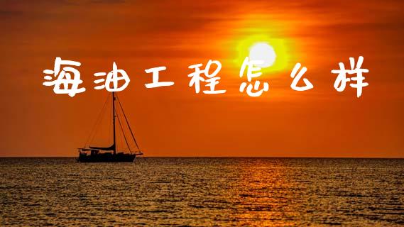 海油工程怎么样_https://m.eyunqq.com_基金交易_第1张