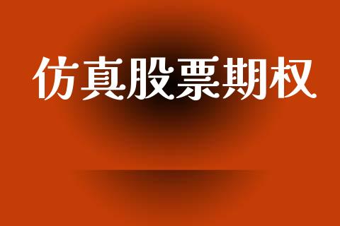 仿真股票期权_https://m.eyunqq.com_新股申购_第1张
