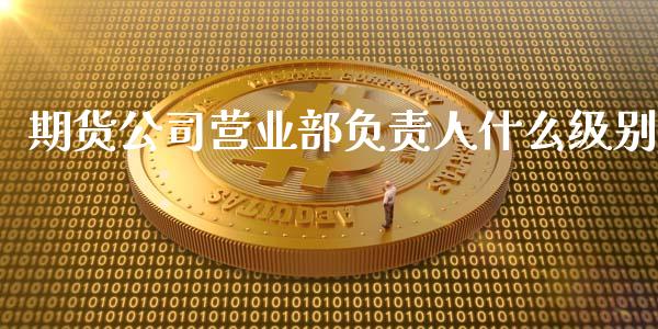 期货公司营业部负责人什么级别_https://m.eyunqq.com_新股申购_第1张