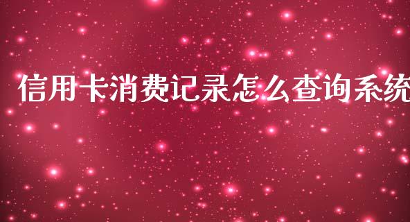 信用卡消费记录怎么查询系统_https://m.eyunqq.com_基金交易_第1张