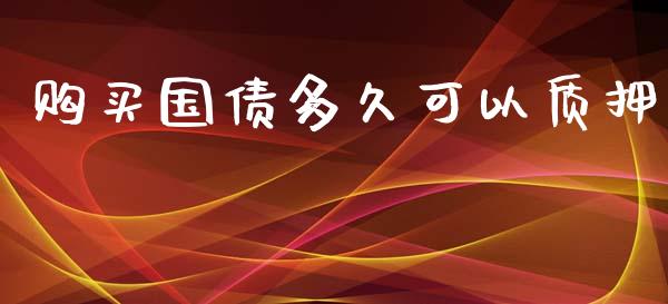 购买国债多久可以质押_https://m.eyunqq.com_基金交易_第1张