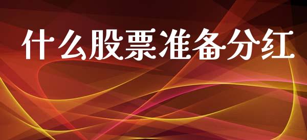 什么股票准备分红_https://m.eyunqq.com_期货投资学习_第1张