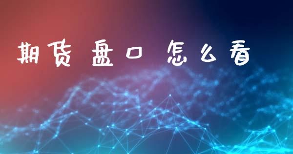 期货 盘口 怎么看_https://m.eyunqq.com_基金交易_第1张