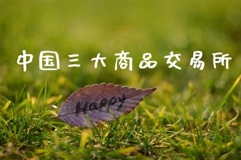 中国三大商品交易所_https://m.eyunqq.com_融资融券_第1张