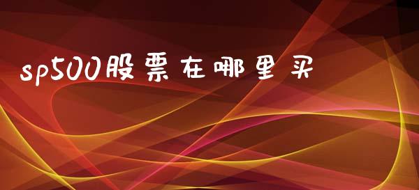 sp500股票在哪里买_https://m.eyunqq.com_融资融券_第1张