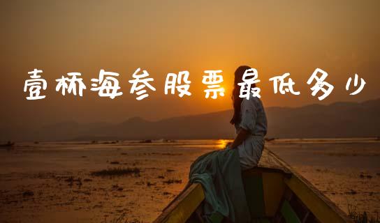 壹桥海参股票最低多少_https://m.eyunqq.com_融资融券_第1张