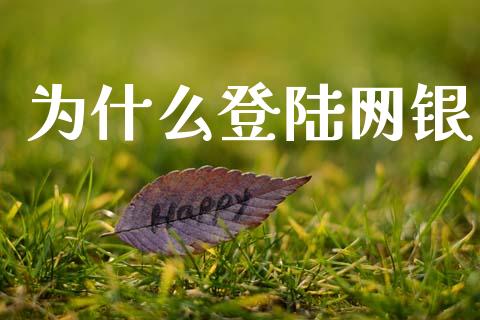 为什么登陆网银_https://m.eyunqq.com_基金交易_第1张